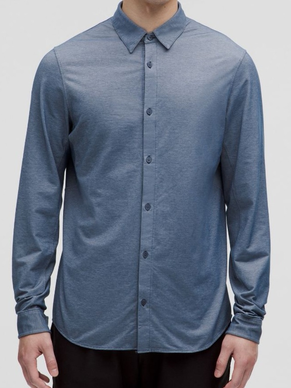 LULULEMON Commission Long Sleeve Collared Button Down Shirt Size Medium